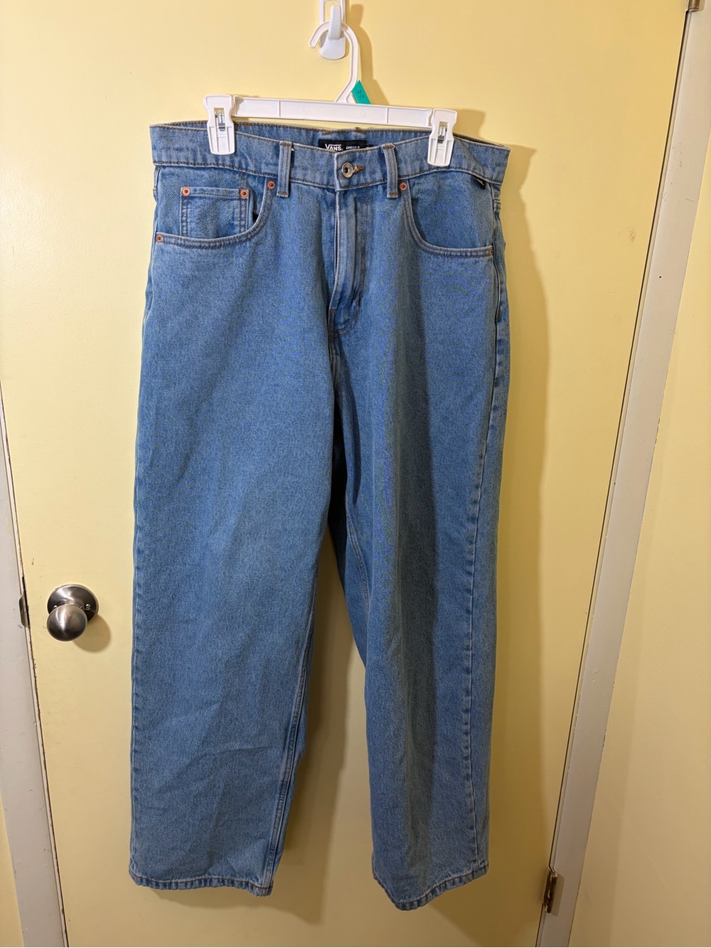 Vans Men's Light Blue Baggy fit Jeans